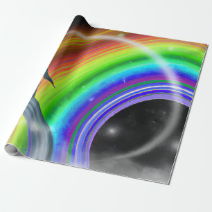 Mystery Figure at the Inter-Dimensional Stargate Wrapping Paper