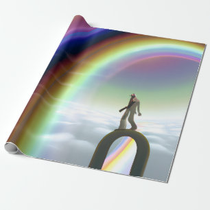 Mystery Figure at the Inter-Dimensional Stargate Wrapping Paper
