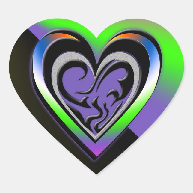 Mystery Heart Sticker (Front)