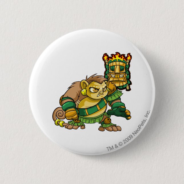 Mystery Island Team Captain 1 2 Inch Round Button (Front)