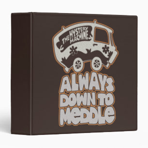 Mystery Machine "Always Down To Meddle" Binder