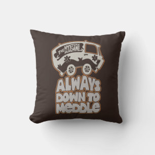 Mystery Machine "Always Down To Meddle" Throw Pillow