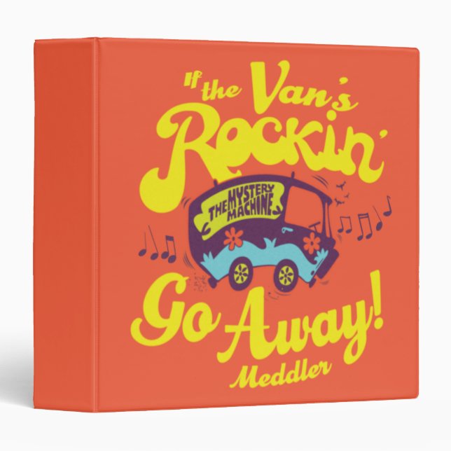 Mystery Machine "If The Van's Rockin'..." Binder (Front/Spine)