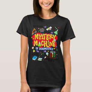 Mystery machine of diagnostics for men women tech T-Shirt
