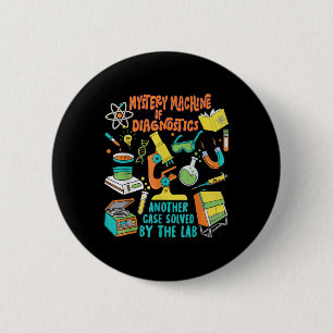 Mystery Machine Of Diagnostics Lab Week 2025 Lab S 2 Inch Round Button