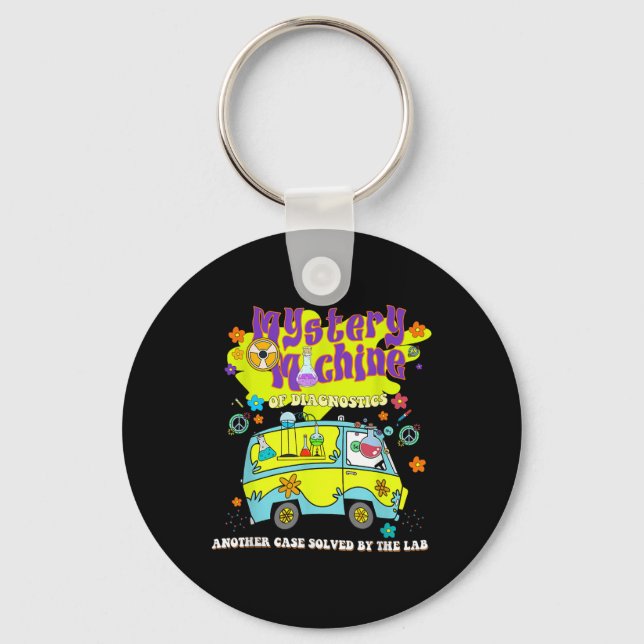 Mystery Machine Of Diagnostics Lab Week 2025 Med L Keychain (Front)