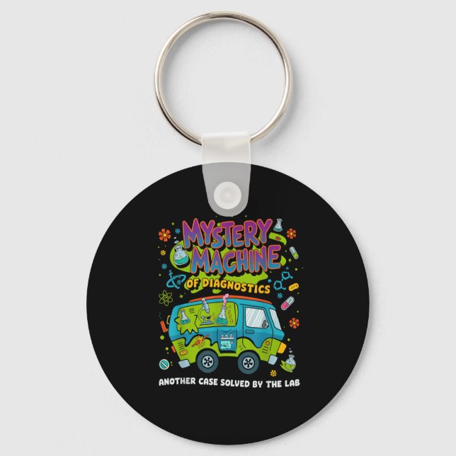 Mystery Machine Of Diagnostics Lab Week 2025 Med L Keychain (Front)