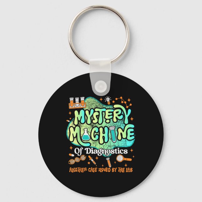 Mystery Machine Of Diagnostics Lab Week 2025 Med L Keychain (Front)