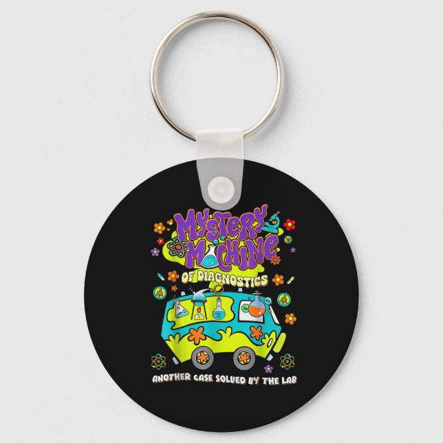 Mystery Machine Of Diagnostics Lab Week 2025 Med L Keychain (Front)