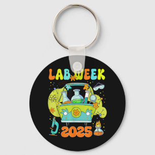 Mystery Machine Of Diagnostics Lab Week 2025 Med L Keychain