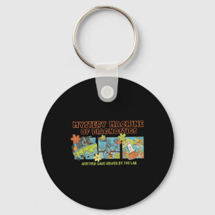 Mystery Machine Of Diagnostics Lab Week 2025 Med L Keychain