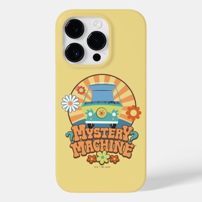 Mystery Machine Van Floral Graphic Case-Mate iPhone Case (Back)