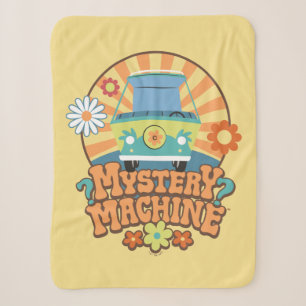 Mystery Machine Van Floral Graphic Sherpa Blanket