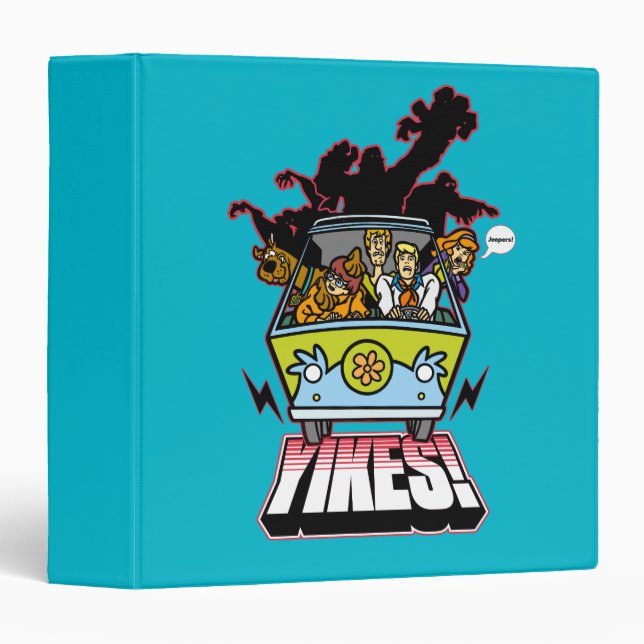 Mystery Machine "Yikes!" Graphic Binder (Front/Spine)