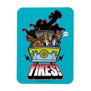 Mystery Machine "Yikes!" Graphic Magnet