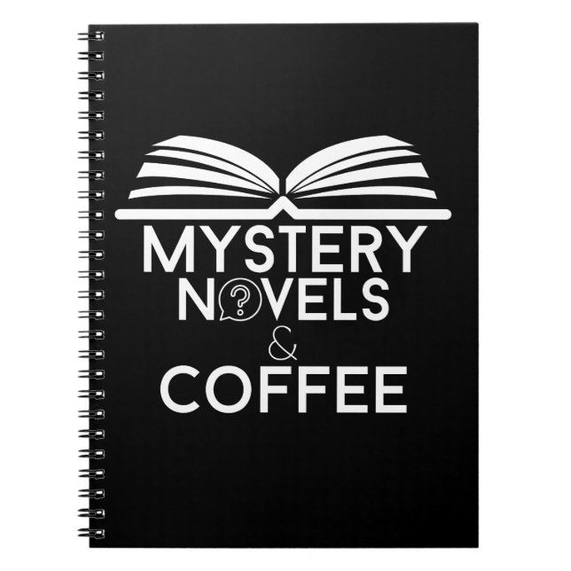 Mystery Novels and Coffee Notebook (Front)