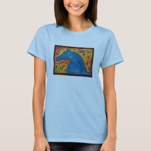 Mystery Of Blue Horse Shirt