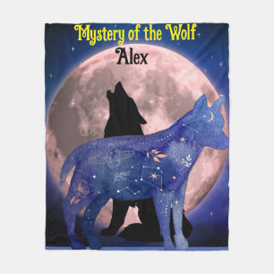 Mystery of the Wolf Fleece Blanket