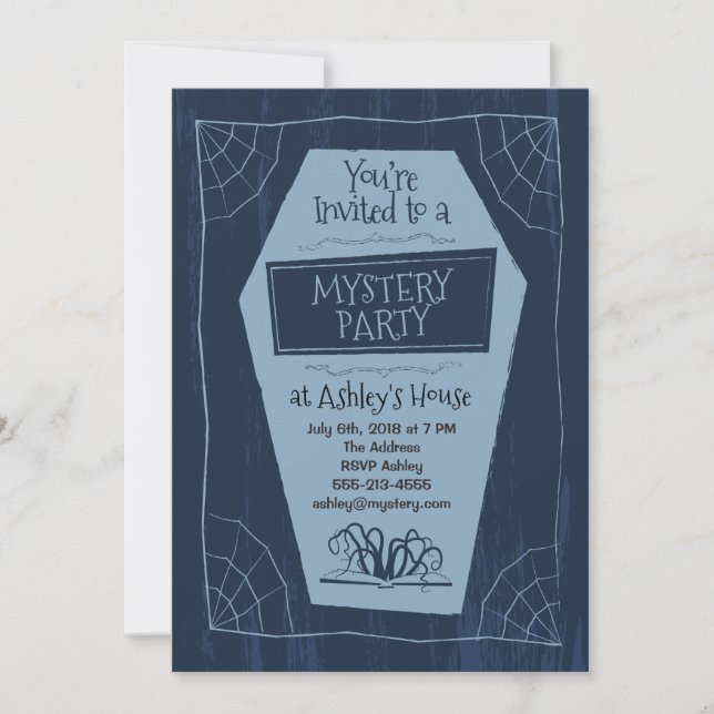 Mystery Party - Invitation (Devant)