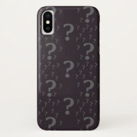 Mystery question mark riddle puzzle gray