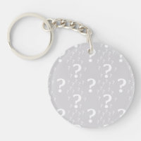Mystery question mark riddle puzzle light gray