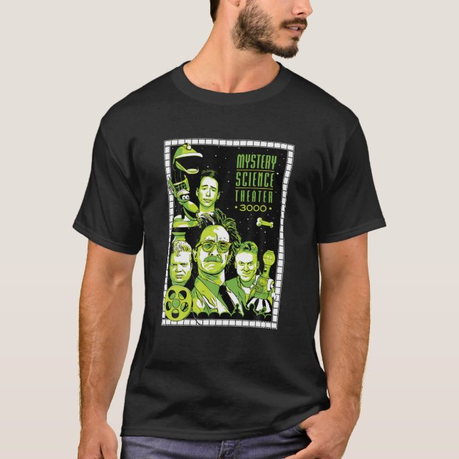 Mystery-Science-Theatre-30.00 Funny Illustrated Ch T-Shirt (Front)