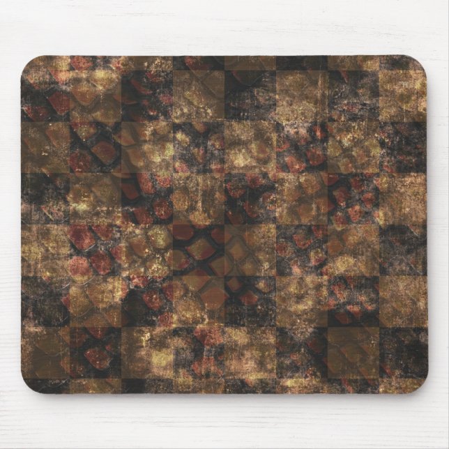 Mystery snake chess  mouse pad (Front)