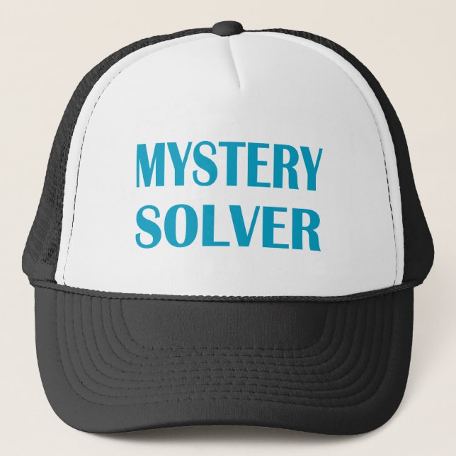 MYSTERY SOLVER TRUCKER HAT (Front)