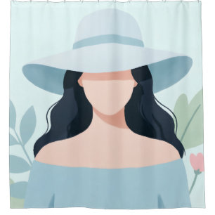 Mystery Woman in Wide-Brim Hat