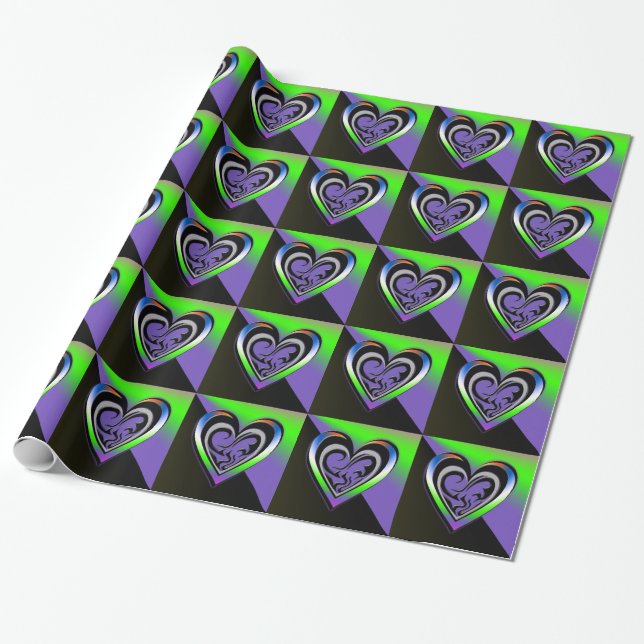 Mystery Wrapping Paper (Unrolled)