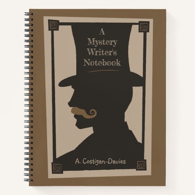 Mystery Writer Villain Notebook (Front)