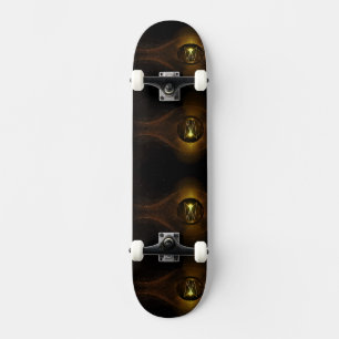 Mystic Angelic Lights Angels Love Night Light Skateboard