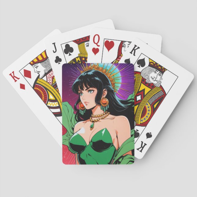 Mystic Anime Playing Cards (Back)