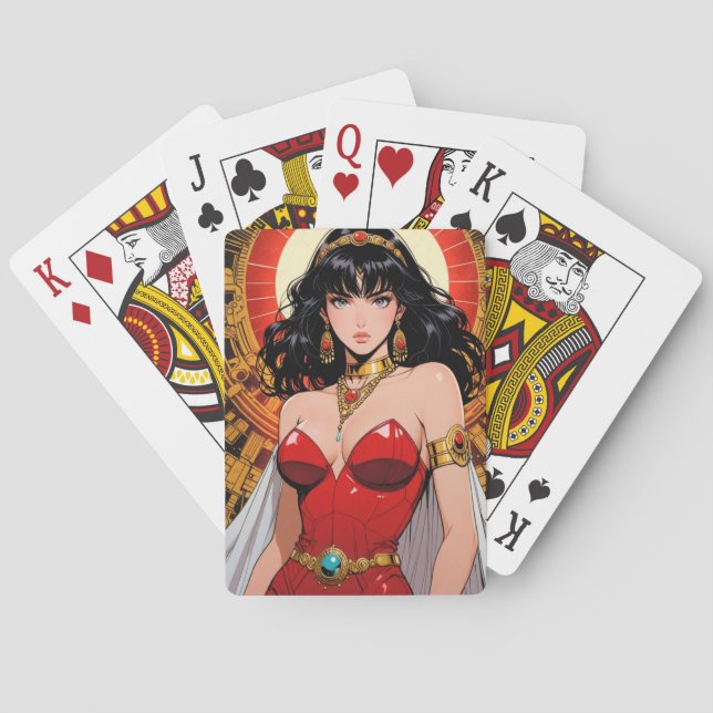 Mystic Anime Playing Cards (Back)