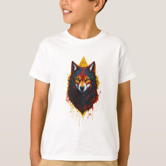 Mystic Antlers: A Studio Ghibli-Inspired Vector T-Shirt