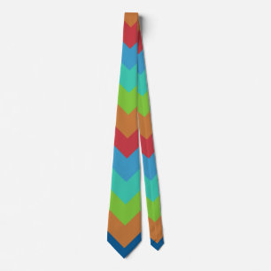 Mystic Arrow Striped Pattern Tie