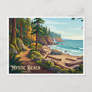 Mystic Beach Trail Sooke Canada Postcard