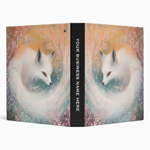 Mystic Bloom Spring Fox Watercolor Binder