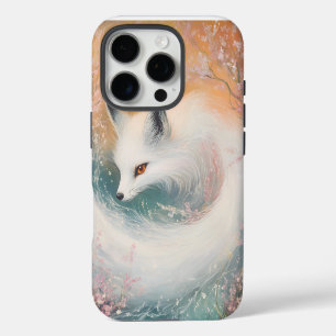 Mystic Bloom Spring Fox Watercolor iPhone 16 Pro Case