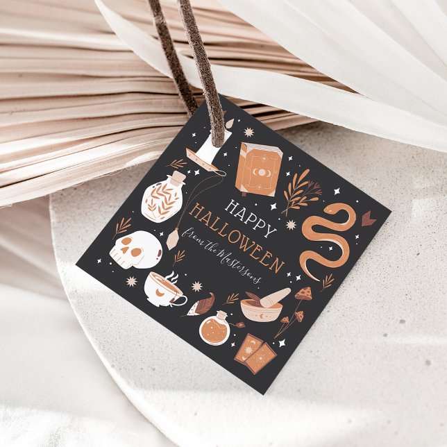 Mystic Boho Crystal Halloween Favour Tags (Creator Uploaded)