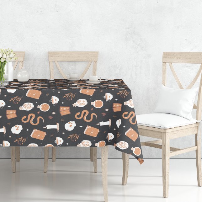 Mystic Boho Crystal Halloween Tablecloth (Creator Uploaded)