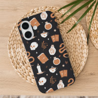 Mystic Boho Crystal Skull Snake Pattern