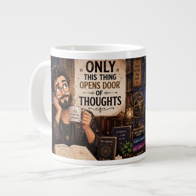 Mystic Book Lover Mug (Front Left)