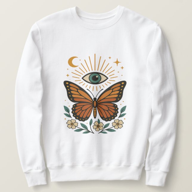 Mystic Butterfly Vision Sweatshirt (Design Front)