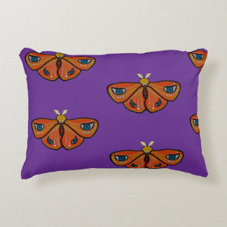 Mystic Butterfly with Eyes Accent Pillow