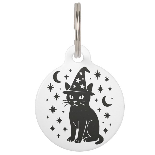 Mystic Cat Pet Tag (Front)