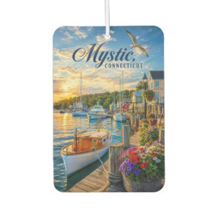 Mystic, Connecticut Harbour Sunset Air Freshener