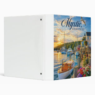 Mystic, Connecticut Harbour Sunset Binder