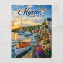 Mystic, Connecticut Harbour Sunset