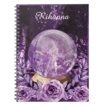 Mystic Crystal Ball Fortune Teller Notebook
